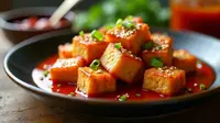 Resep Tahu Goreng Saus Korea yang Renyah dan Pedas Manis