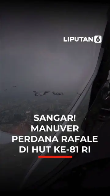 Sangar! Manuver Perdana Rafale Di Hut Ke-81 Ri