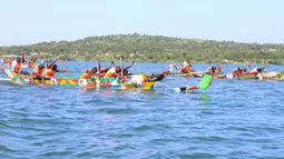 Festival Rusinga adalah satu-satunya inisiatif yang melestarikan budaya Abasuba yang sebagian besar ditemukan di Pulau Rusinga dan Pulau Mfangano di Danau Victoria di bagian Danau Kenya. (AP Photo)