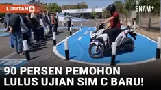 Ujian Praktik SIM C Baru, 90 Persen Pemohon di Nganjuk Dinyatakan Lolos