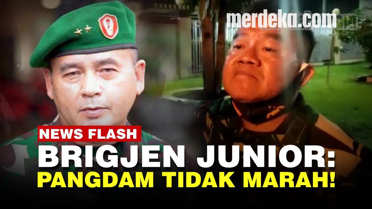 VIDEO: Pangdam Tak Marah Brigjen TNI Junior Bela Rakyat Hingga Diperiksa Puspomad