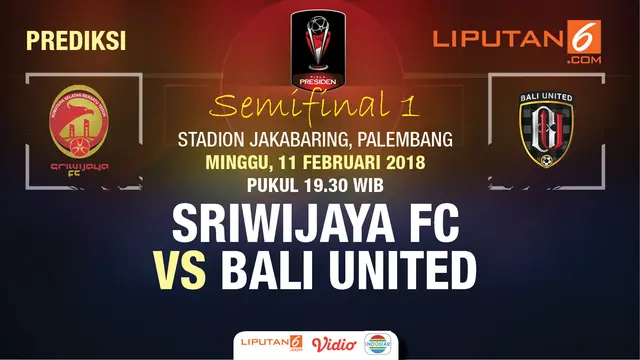 Prediksi Sriwijaya FC Vs Bali United
