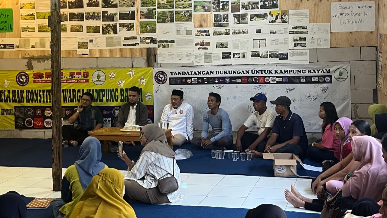 Suswono Temui Warga Kampung Bayam Korban Gusuran JIS, Janji Carikan Solusi Konflik Hunian