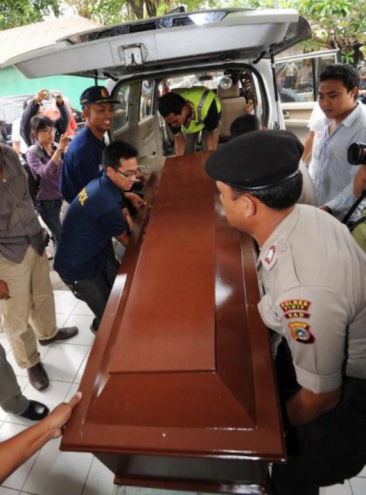 Jenazah terduga teroris di RS Sanglah