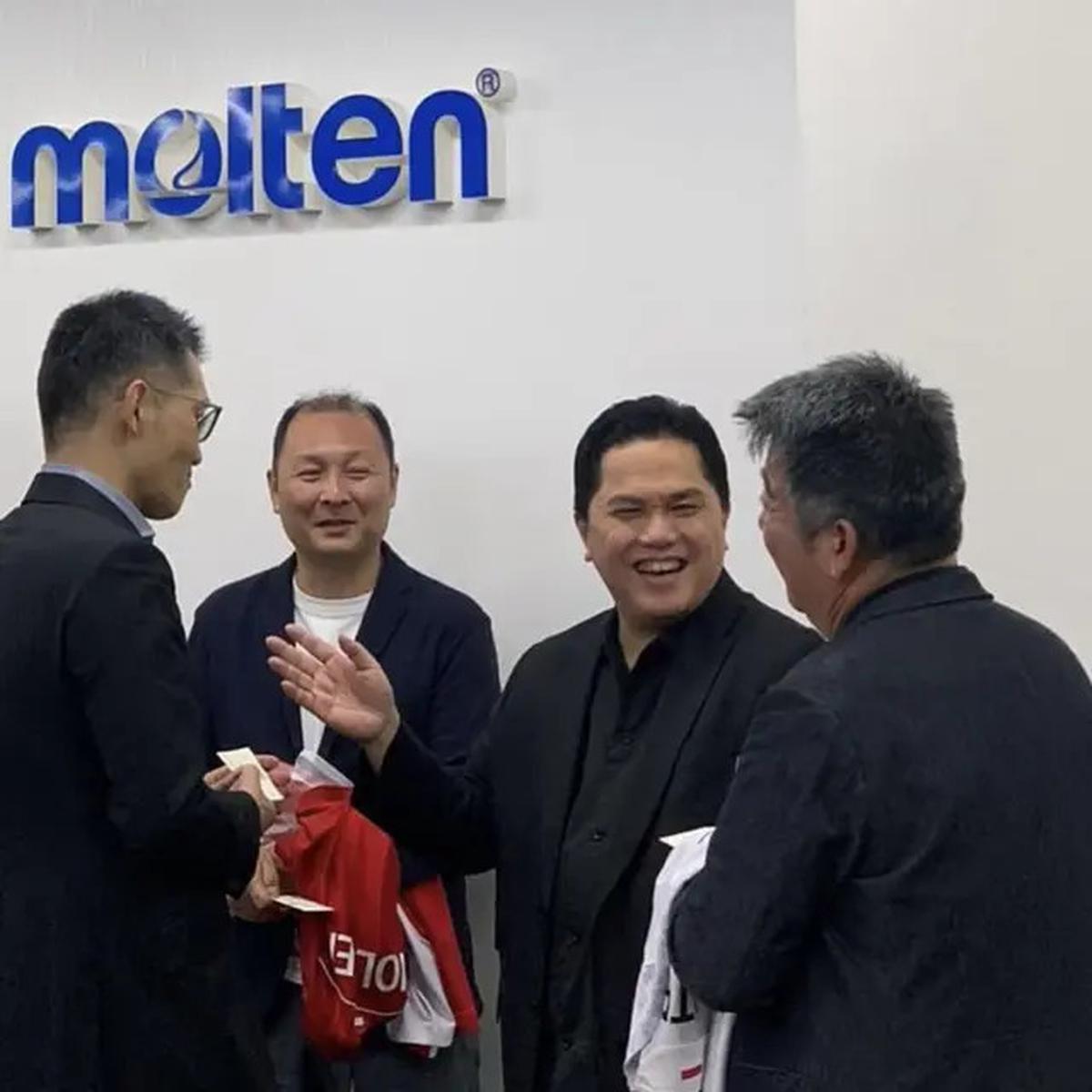 PSSI Jalin Kerja Sama dengan Molten Corp, Erick Thohir: Tambahan Semangat untuk Sepak Bola Indonesia