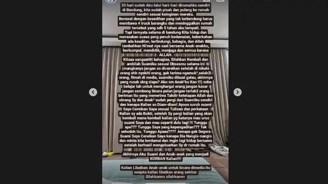 Curhat Bebi Silvana Sudah Sebulan Lebih Pisah dengan Opick, Pindah ke Bandung Bawa 4 Truk Barang-Barang