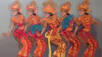 Lukisan karya perupa Lampung, Ayu Sasmitha, yang akan dipamerkan dalam pameran "Spirit Khua Jukhai".