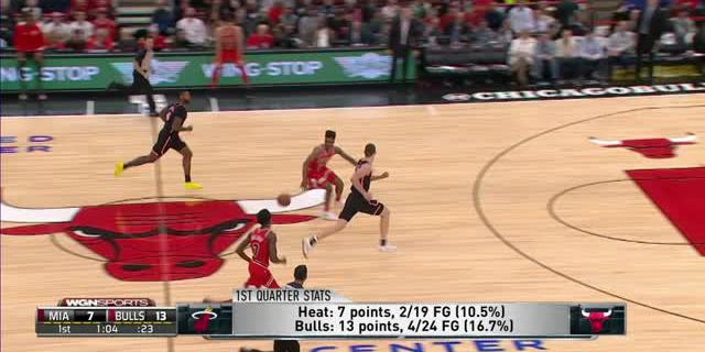 VIDEO: Game Recap NBA 2017-2018, Heat 100 Vs Bulls 93