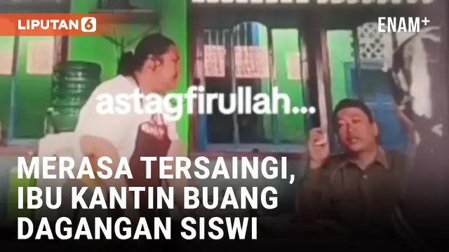VIDEO: Viral! Dagangan Siswi MTS Dibuang Ibu Kantin