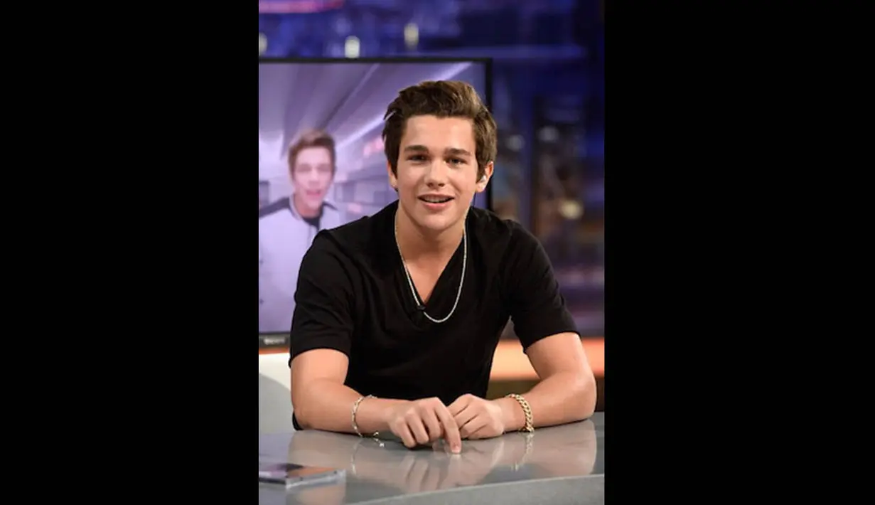 Sekarang, Austin Mahone sudah tumbuh menjadi remaja yang tampan. (j-14.com)