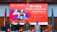 Peneliti BRIN Prof Siti Zuhro menghadiri Bincang Politik Nasional dan Rilis Survei Peta Opini Publik oleh Laboratorium Ilmu Politik Universitas Muhammadiyah Malang (UMM). (Istimewa)