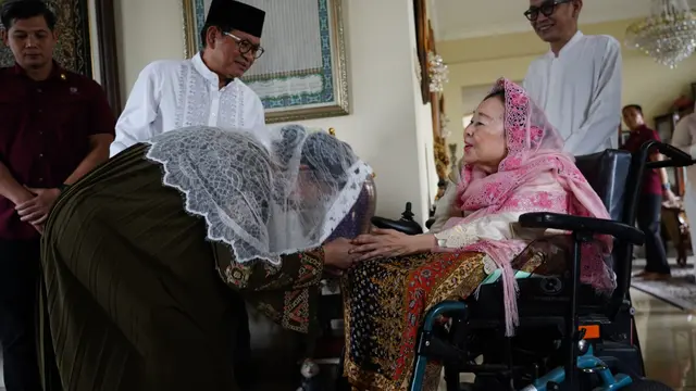 Pramono Anung Sowan ke Rumah Keluarga Gus Dur