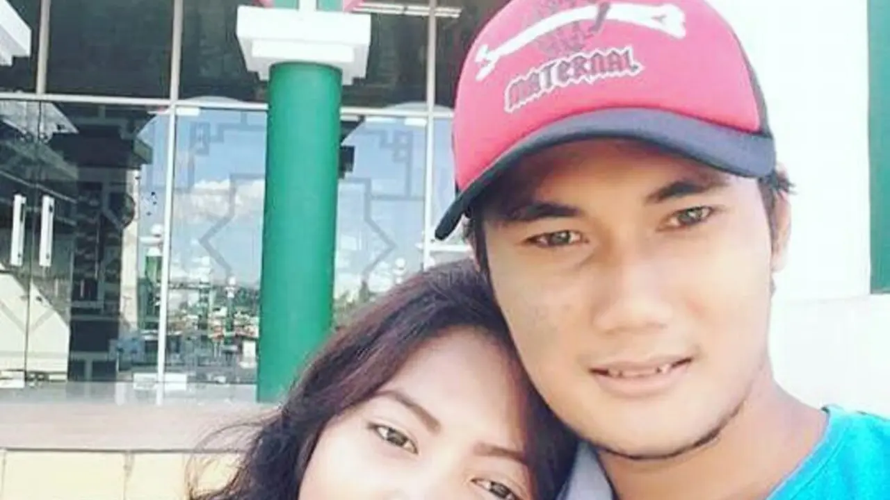 Foto terakhir bersama korban dengan kalimat romantis tersangka (Liputan6.com/Nefri Inge)