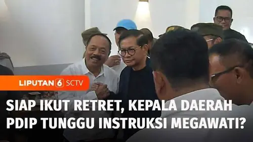 VIDEO: Pramono Anung dan Para Kepala Daerah PDIP Kumpul di Magelang, Siap Ikut Retret?