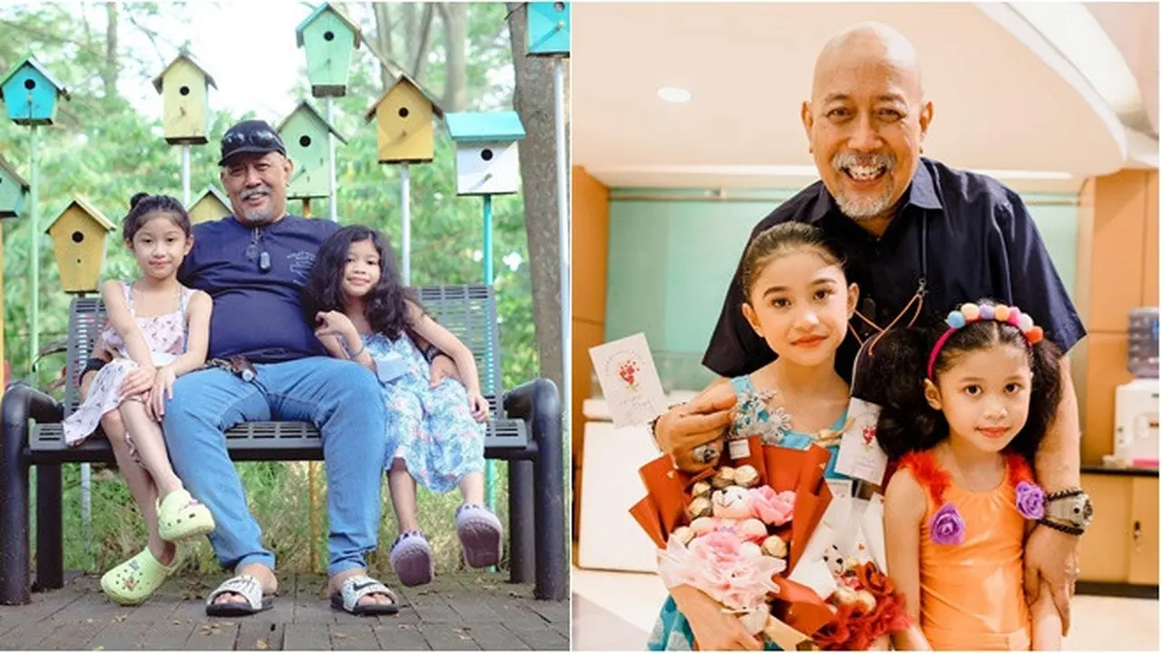Jadi Kakek Kesayangan, Ini 6 Potret Manis Indro Warkop saat Momong Cucu