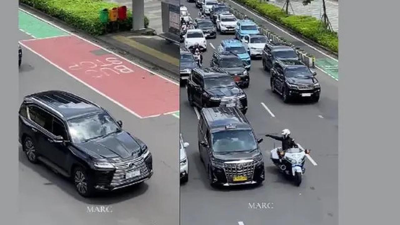 Terungkap Identitas Petugas Patwal Mobil Pelat RI 36, Begini Nasibnya Usai Arogan Tunjuk-Tunjuk Pengendara
