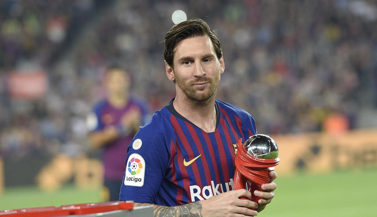 1. Lionel Messi (Barcelona) - 22 gol dan 10 assist (AFP/Lluis Gene)