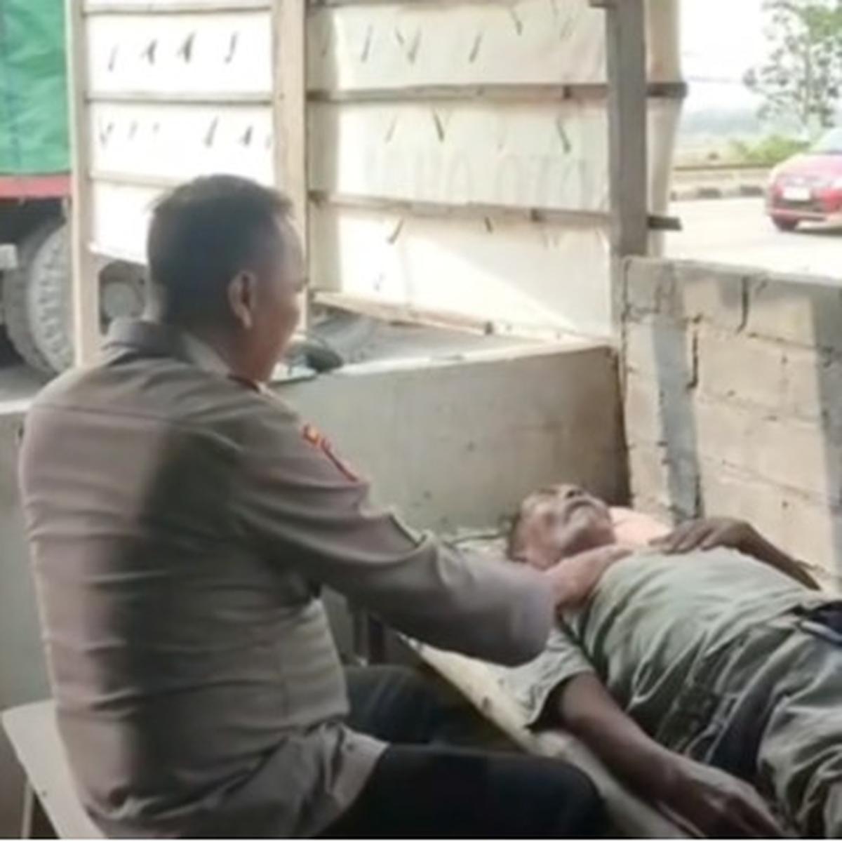 ipda purnomo tolong sopir sakit