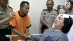 Seorang perwira polwan menjadi korban kekerasan seorang supir truk usai kendaraan mereka bersenggolan di jalan tol.