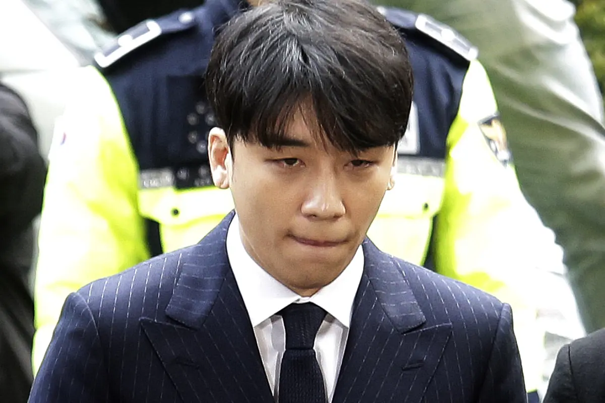 Seungri pada 2019. (AP Photo/Ahn Young-joon, File)