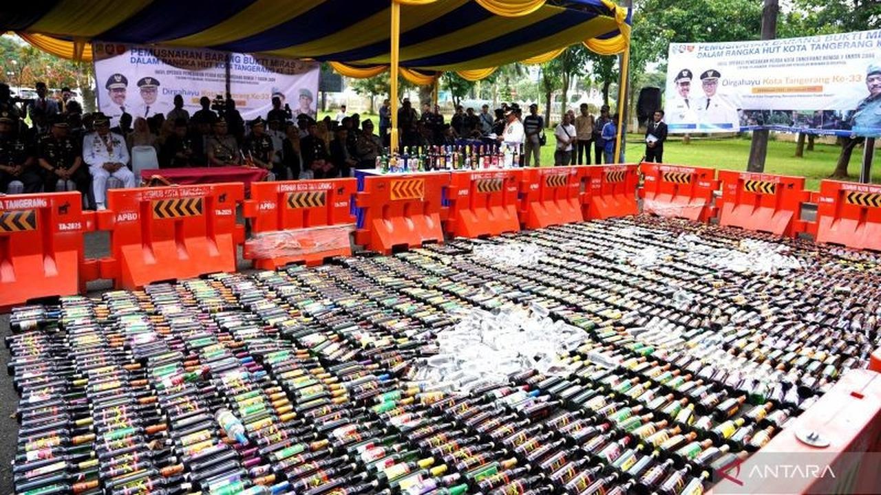 Pemusnahan Miras Tangerang: Pemkot Tegaskan Komitmen Penegakan Perda