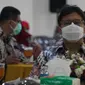 Menteri Kesehatan RI Budi Gunadi Sadikin dalam kunjungan kerja persiapan vaksinasi COVID-19 di Yogyakarta, juga hadir dalam peresmian gedung BBTKLP Yogyakarta pada 21 Februari 2021. (Dok Kementerian Kesehatan RI)