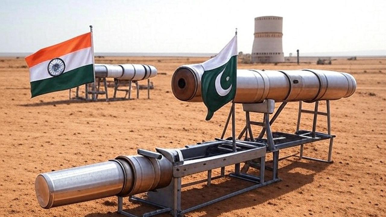 ilustrasi senjata nuklir india dan pakistan