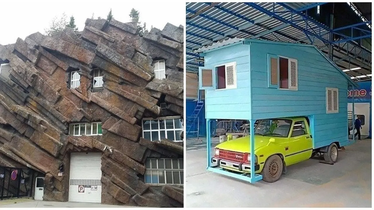 7 Desain Rumah Ini Nyeleneh Banget, Bikin Mikir Dua Kali