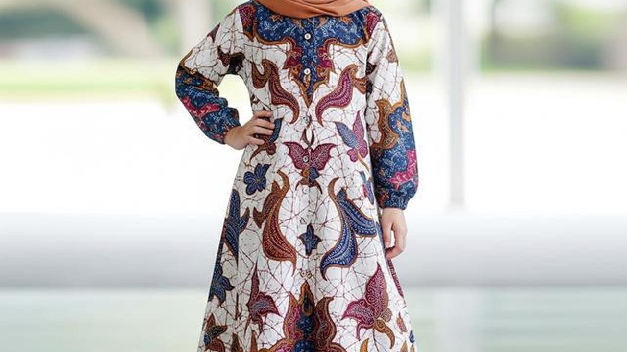 8 Model Gamis Batik Anak Perempuan Lengan Panjang, Nyaman untuk Berbagai Acara