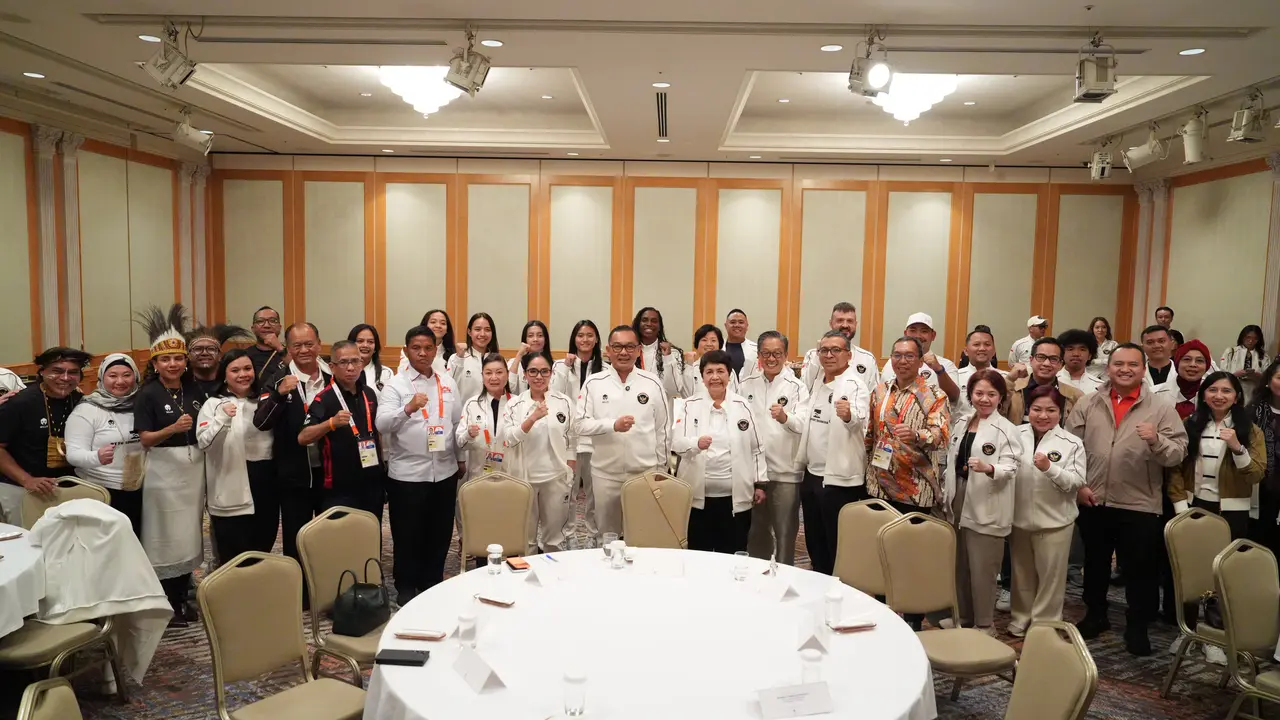 Kontingen Indonesia mendapat sambutan dari Duta Besar Republik Indonesia untuk Jepang