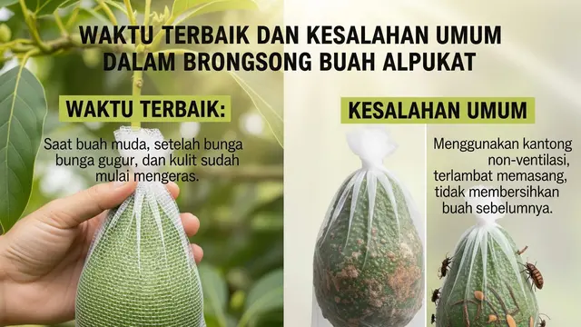 sebesar apa buah alpukat mulai dibrongsong