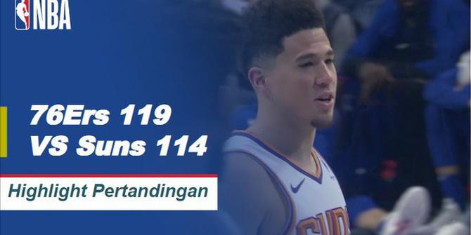 Cuplikan Hasil Pertandingan NBA : 76ers 119 VS Suns 114