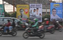FOTO: Penampakan Alat Peraga Kampanye Pilkada Mulai Bertebaran di Bekasi