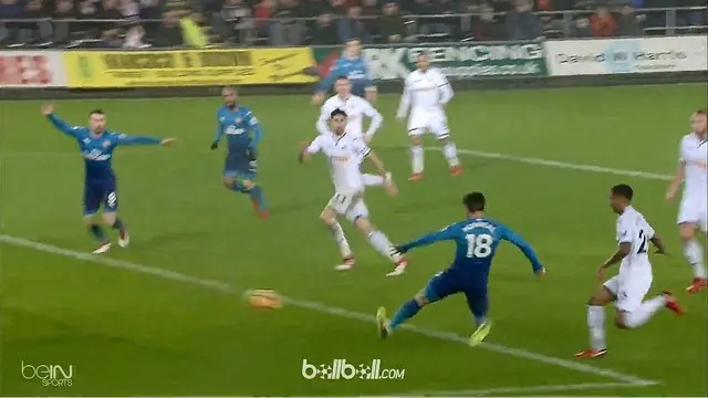 VIDEO: Highlights Premier League, Swansea Vs Arsenal 3-1