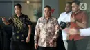 Bupati Pati Sudewa alias Sudewo saat meninggalkan gedung Merah Putih Komisi Pemberantasan Korupsi (KPK), Jakarta, Senin (22/9/2025). (Liputan6.com/Helmi Fithriansyah)