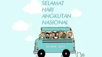 Peringatan Hari Angkutan Nasional jatuh pada hari ini Kamis (24/4/2014), perayaan tersebut selalu diperingati tiap tahun di Indonesia.