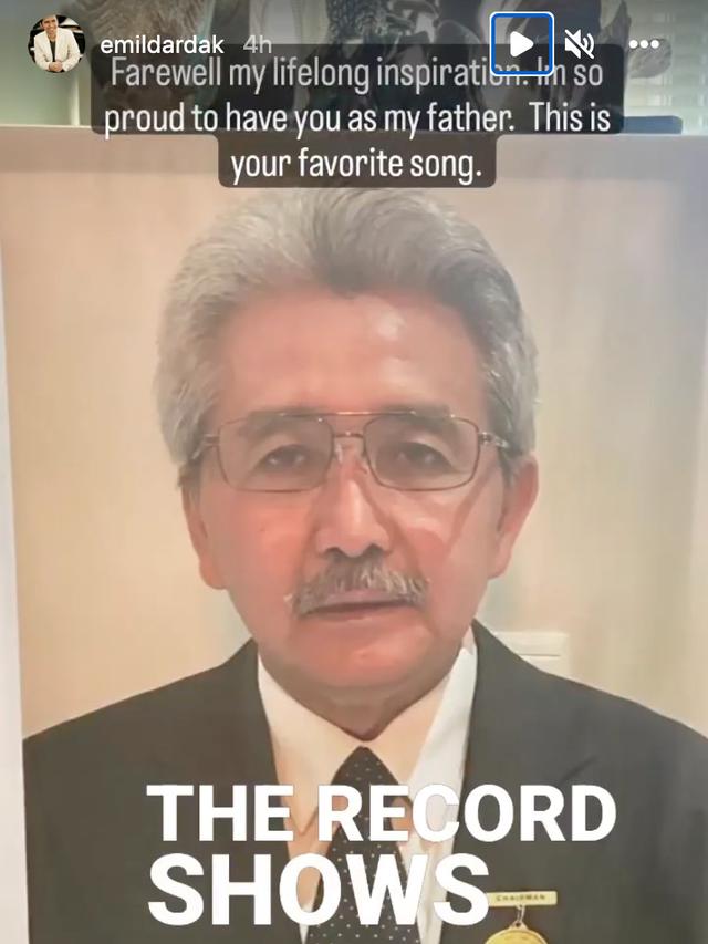Unggahan Emil Dardak soal Hermanto Dardak. (Foto: Dok. Instagram @emildardak)