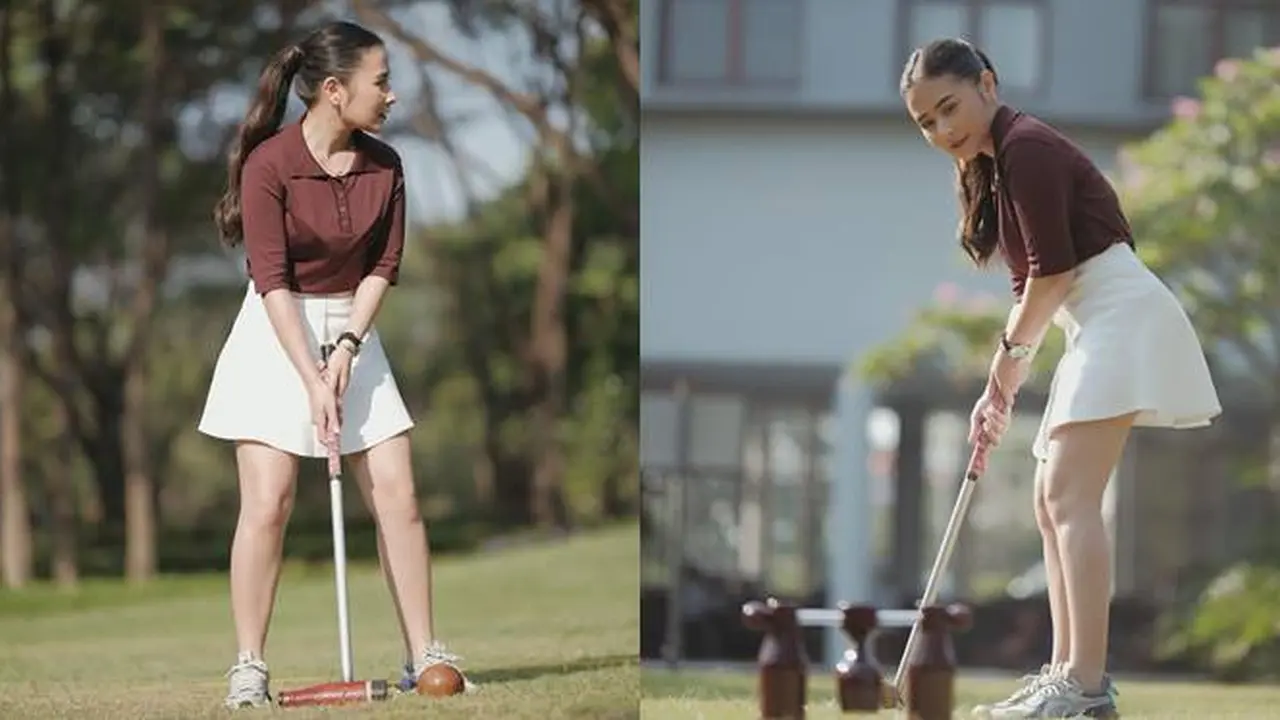 6 Potret Prilly Latuconsina Jajal Hobi Baru dengan Olaharaga Woodball