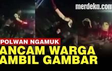 VIDEO: Polwan Marah Ancam Warga Rekam Patroli Balap Liar di Kupang
