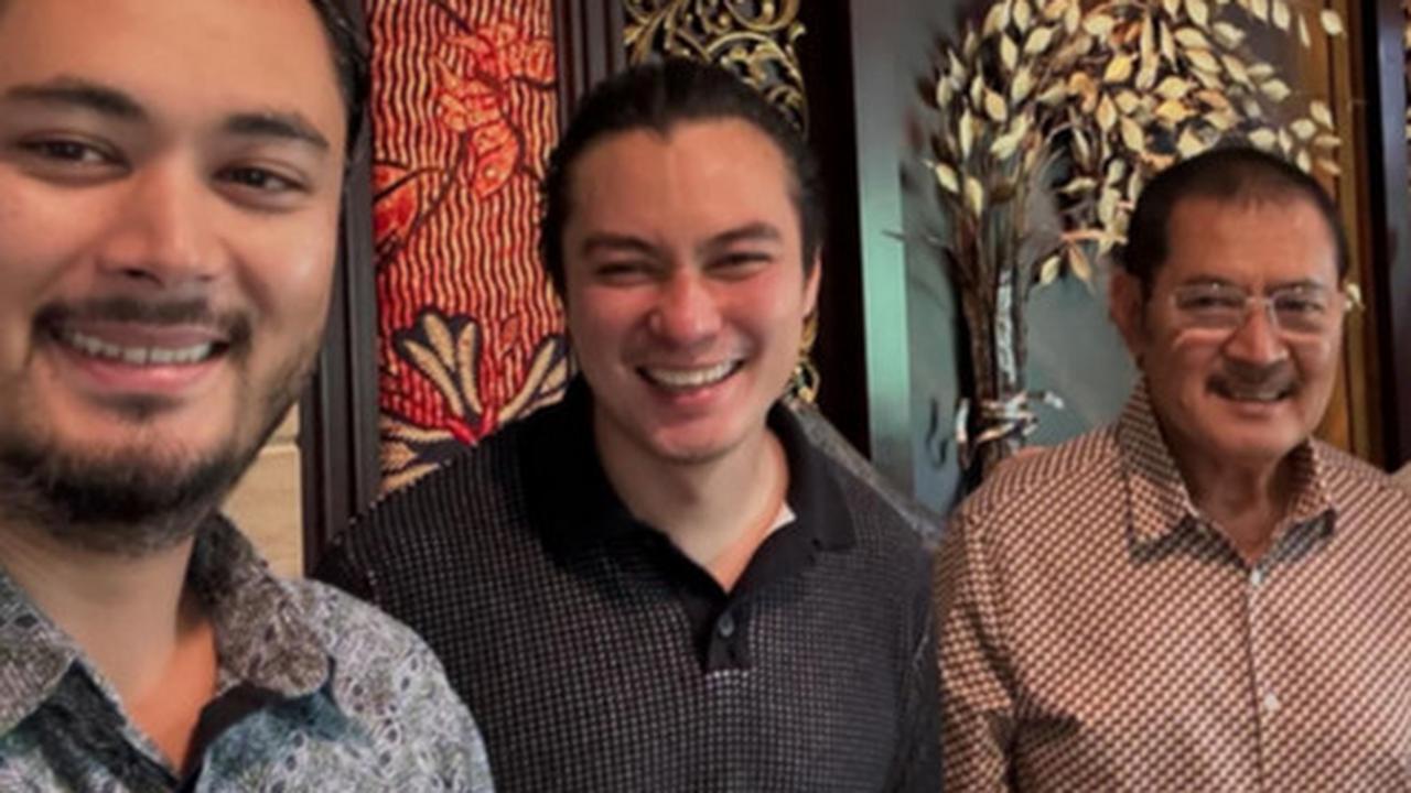 Ayahnya Dekat dengan Keluarga Cendana, Potret Semringah Baim Wong Bareng Bambang dan Panji Trihatmodjo