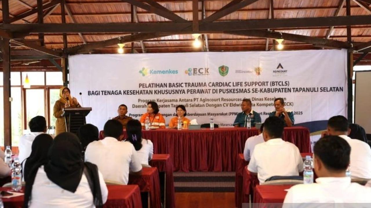 Dinas Kesehatan Tapsel Gelar Pelatihan BTCLS, Tingkatkan Kemampuan Nakes dalam Penanganan Gawat Darurat