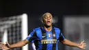 Inter Milan's Brazilian defender Maicon celebrates after scoring against Siena during their Italian Serie A match on December 20, 2008 at Siena's Artemio Franchi Stadium. AFP PHOTO/FILIPPO MONTEFORTE 