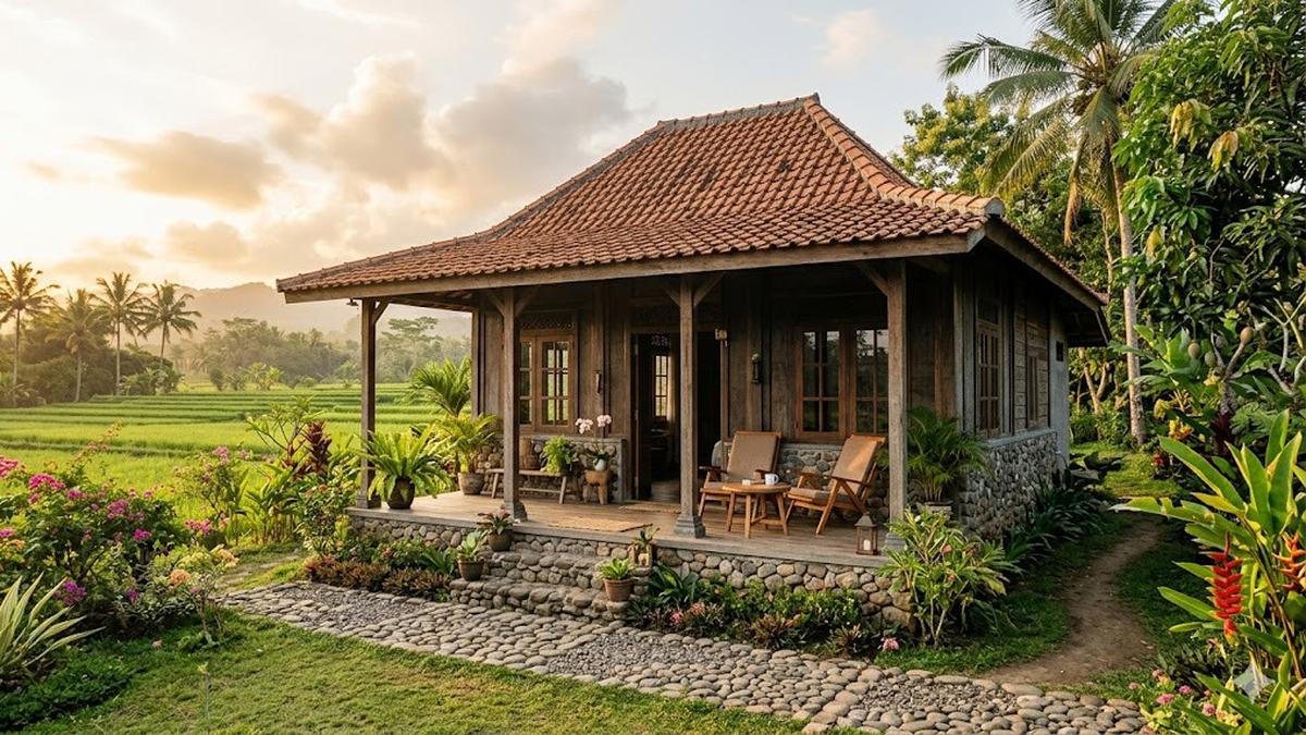 7 Desain Rumah yang Cocok dengan Lingkungan Pedesaan, Nyaman dan Menyatu dengan Alam