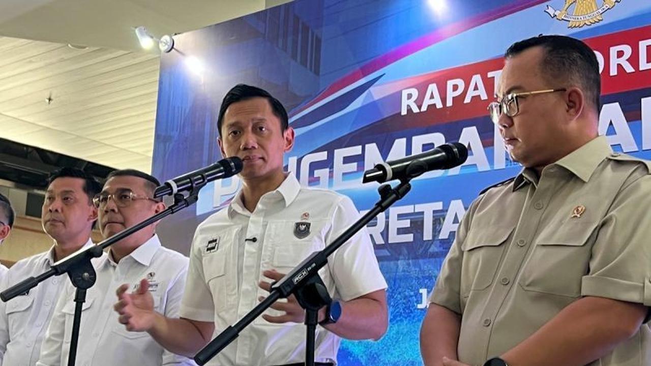 AHY: Pembangunan Jaringan Kereta Api Nasional Targetkan Rp1.200 Triliun hingga 2045