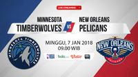 Minnesota Timberwolves Vs New Orleans Pelicans (Bola.com/Adreanus Titus)