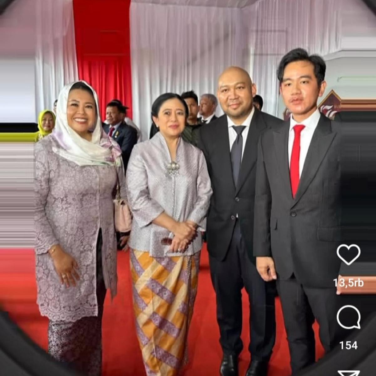 Foto Yenny Wahid, Puan, Didit dan Gibran