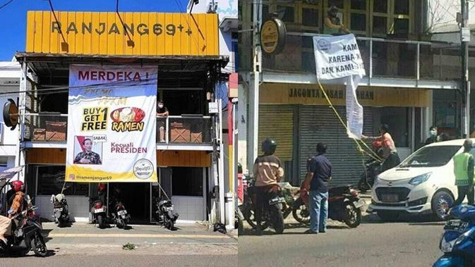 Kedai Ramen Pasang Baliho "Buy 1 Get 1 Kecuali Presiden", Ini 5 Fakta Terbaru - Vimarsana News