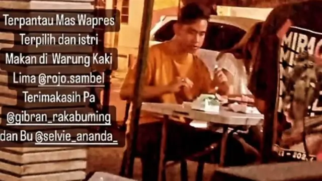 Selvi Ananda dan Gibran Rakabuming Makan di Warung Makan Raffi Ahmad, Benarkah Harganya Merakyat?