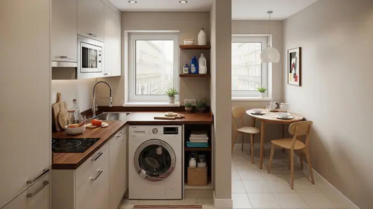 5 Tips Menyatukan Dapur dan Ruang Laundry untuk Hunian Kecil, Anti Sumpek