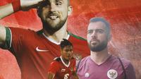 Timnas Indonesia - Ilija Spasojevic, Fachruddin Aryanto, Jordi Amat (Bola.com/Adreanus Titus)